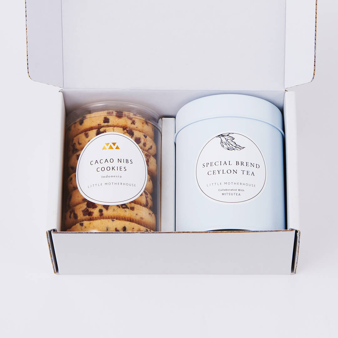 Set of cacao nib cookie and Ceylon tea – マザーハウス 公式サイト