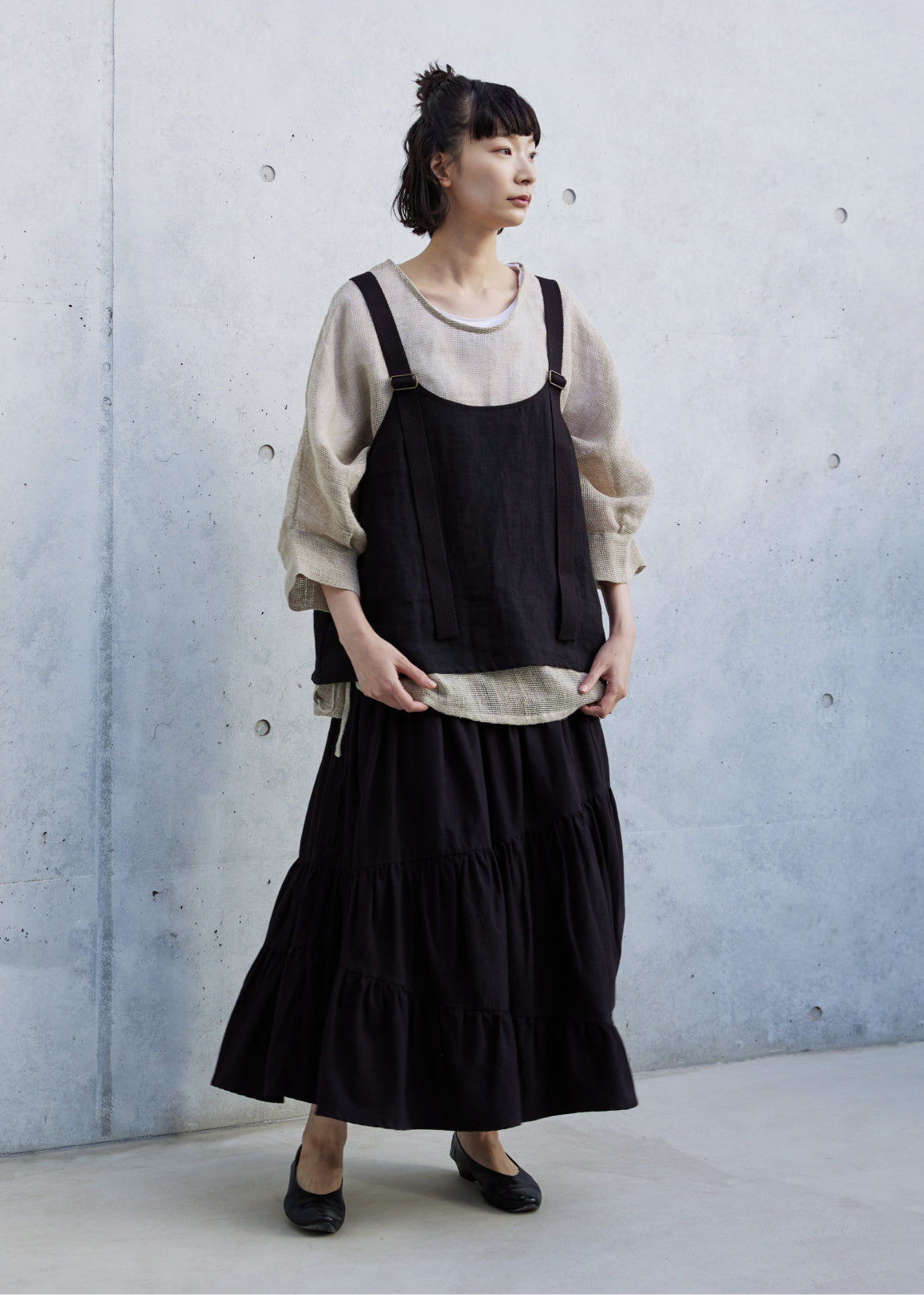 Yui Random Tiered Skirt 150tw Khadi – マザーハウス 公式サイト