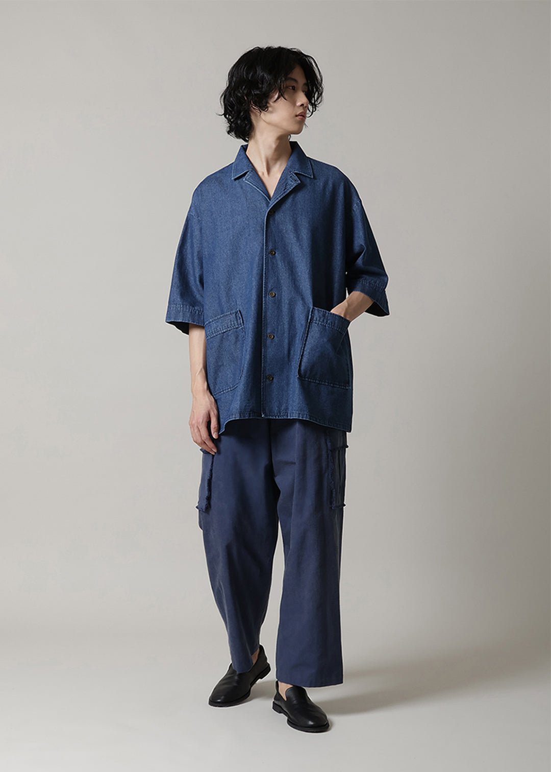 Play Cargo Pants Washed Khadi