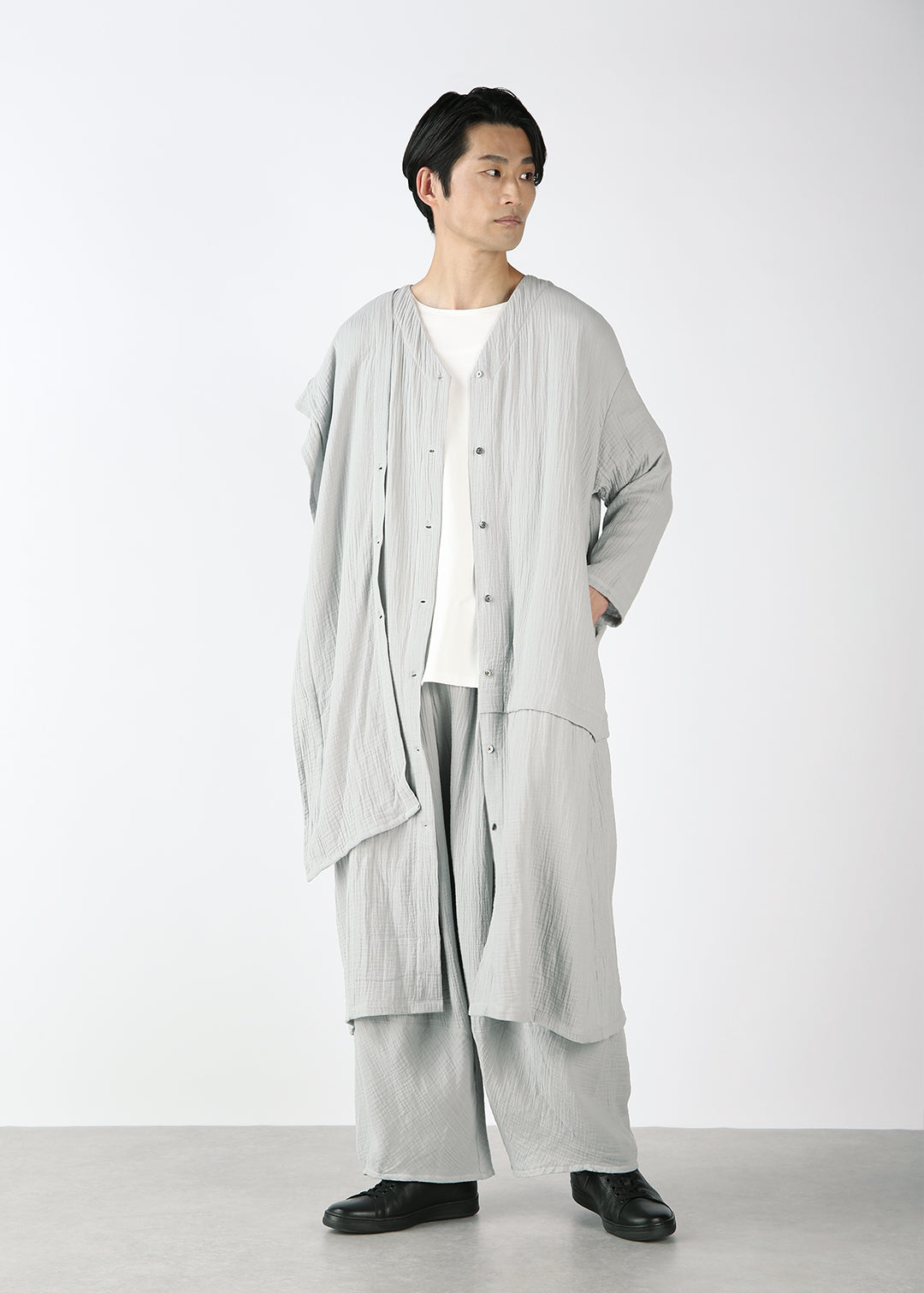 Yuragi Stole One-piece Cotton Gauze