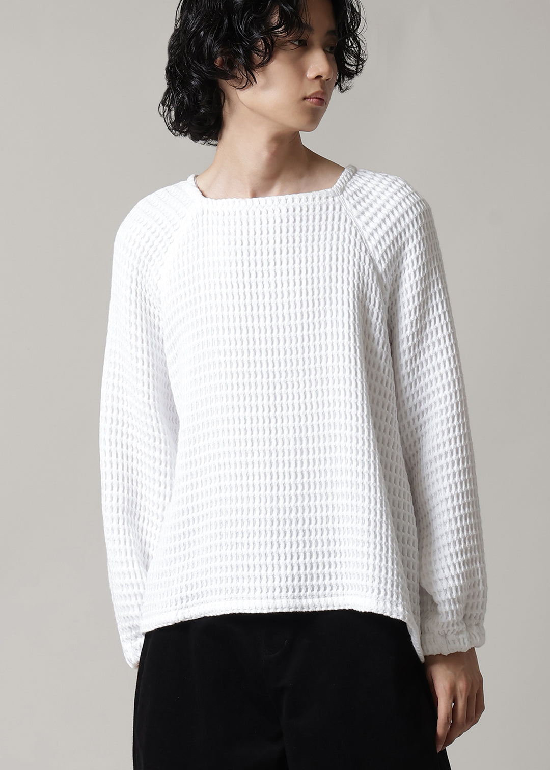 Matou Raglan Sleeve TP Waffle Gauze