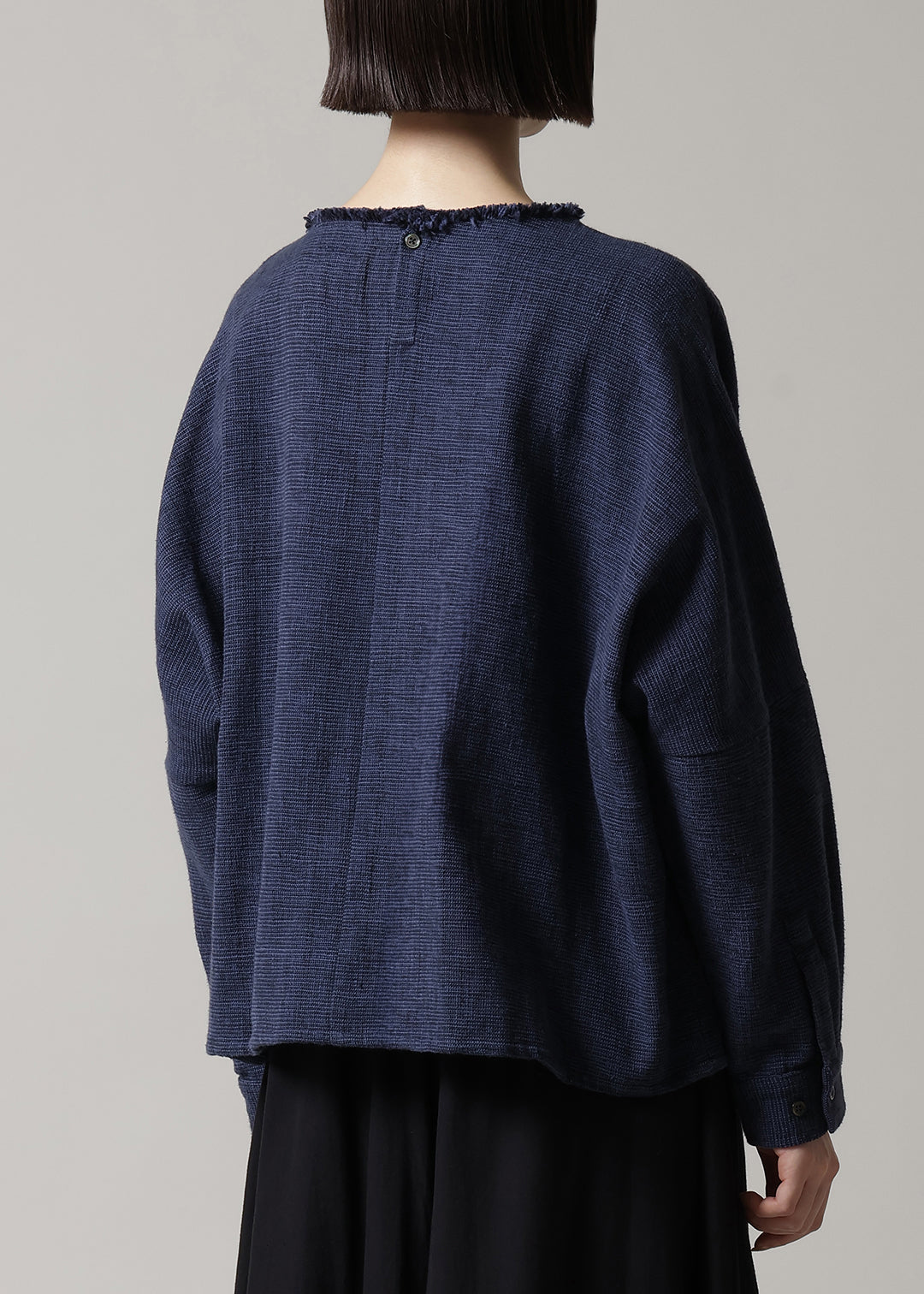 Yui Shirring Tops Overdyed Oxford