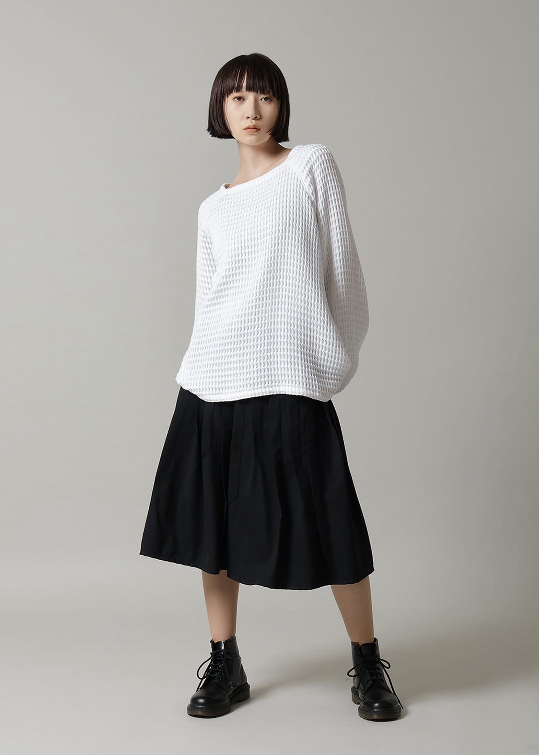 Matou Raglan Sleeve TP Waffle Gauze