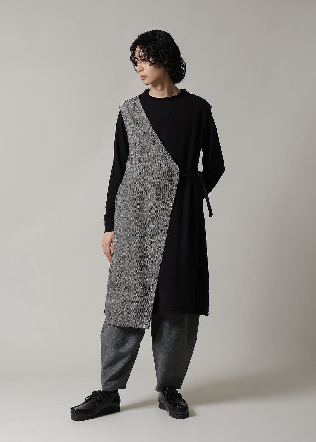 Obi No-sleeve One-piece 0 Khadi