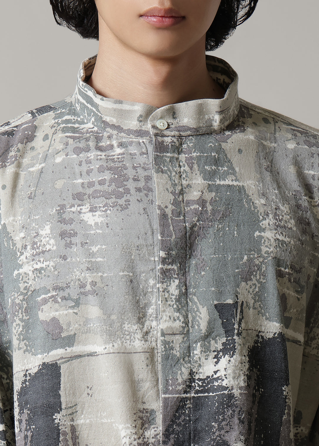 Nomad Shirt Printed Wool Khadi