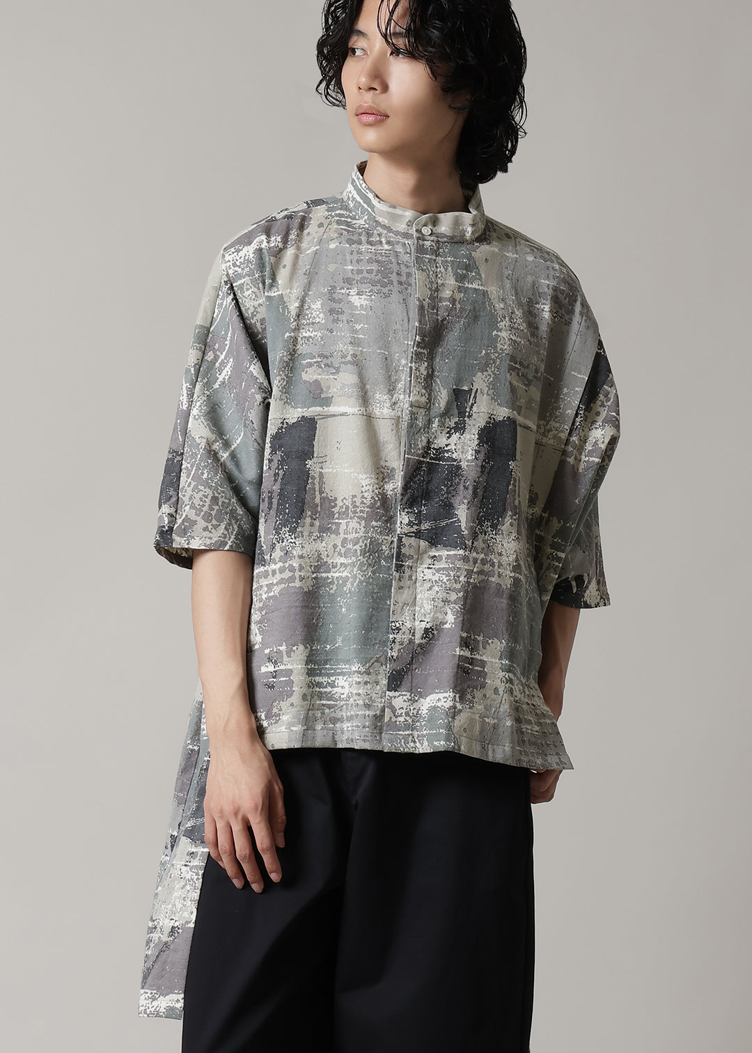 Nomad Shirt Printed Wool Khadi