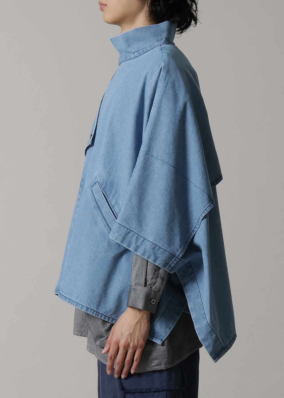 Matou Poncho Denim