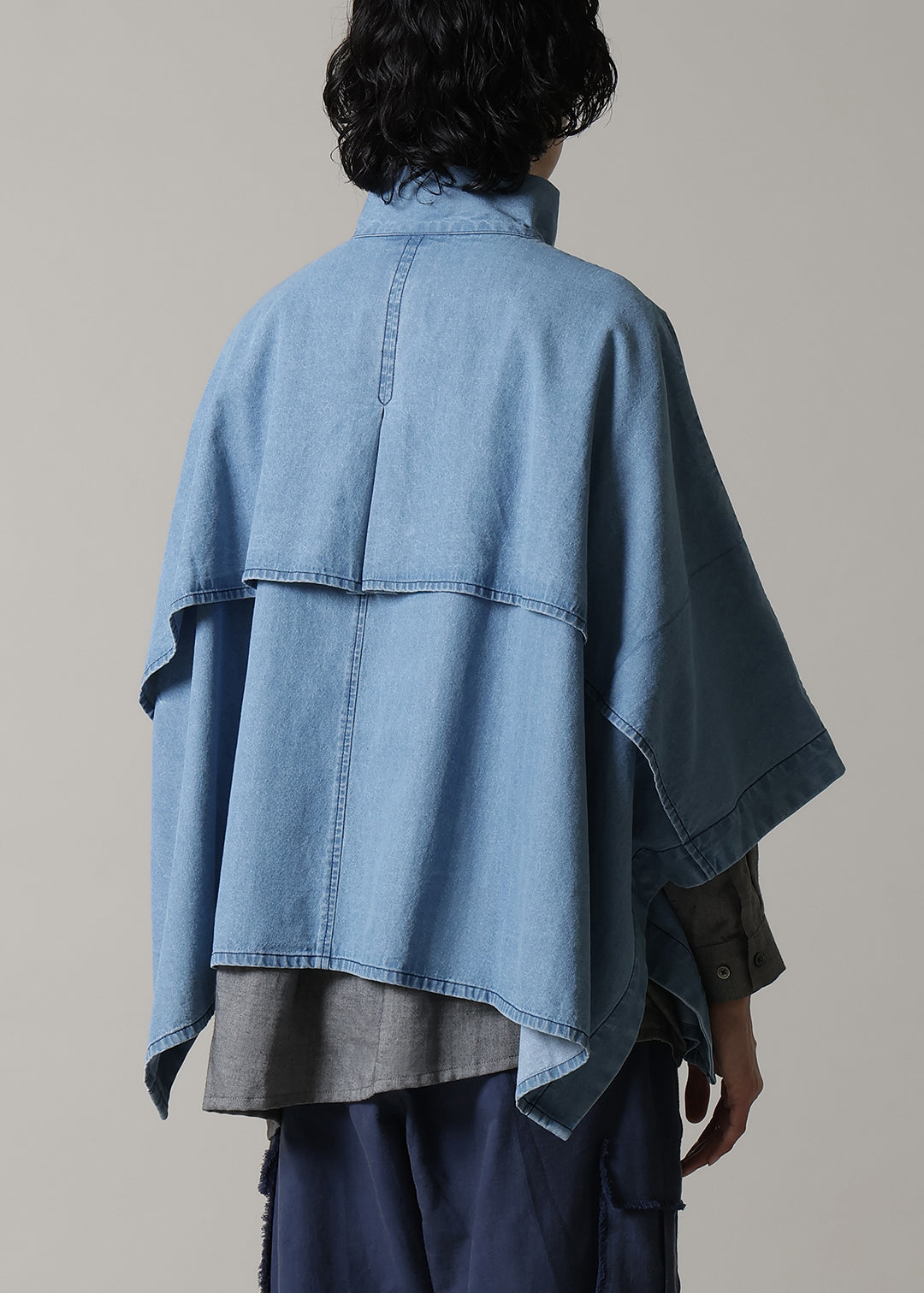 Matou Poncho Denim