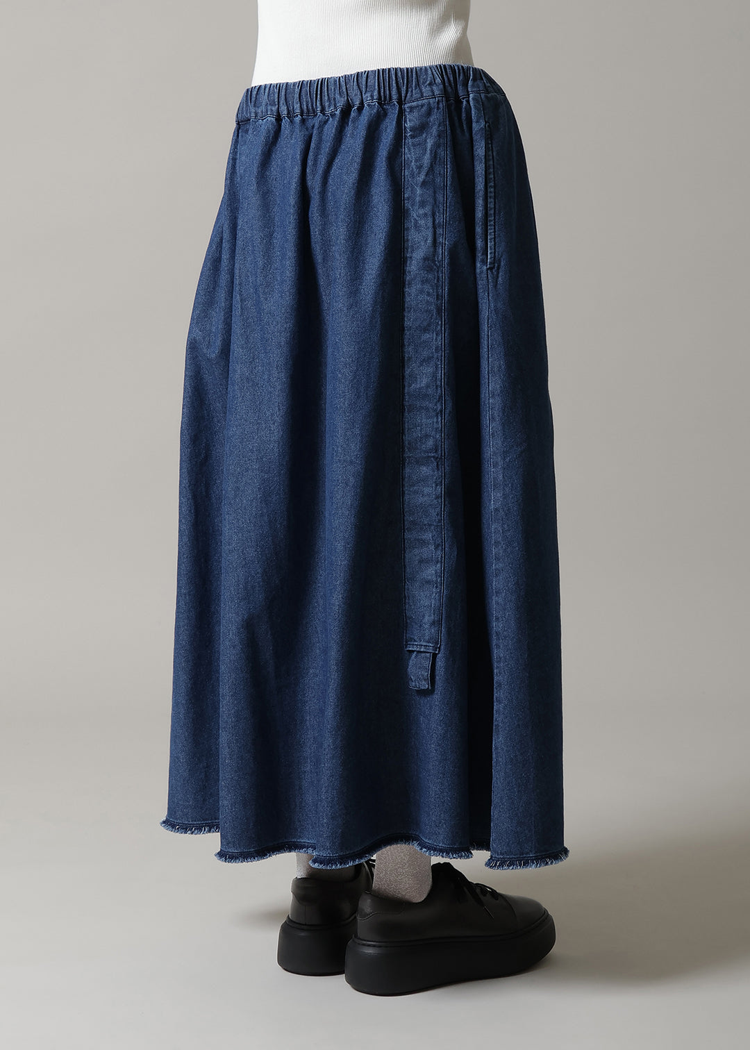 Rhythm Drawstring Skirt Denim