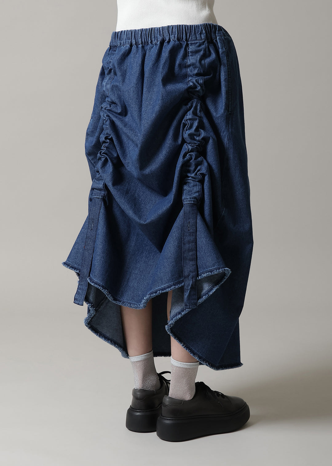 Rhythm Drawstring Skirt Denim