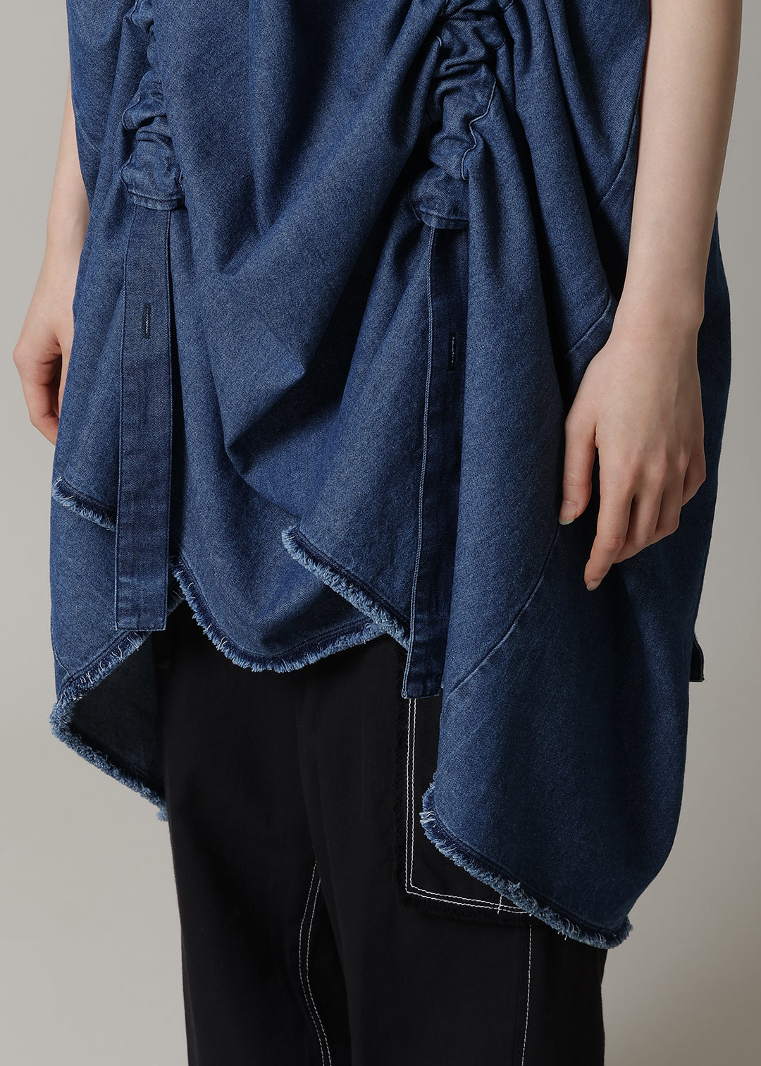 Rhythm Drawstring Skirt Denim