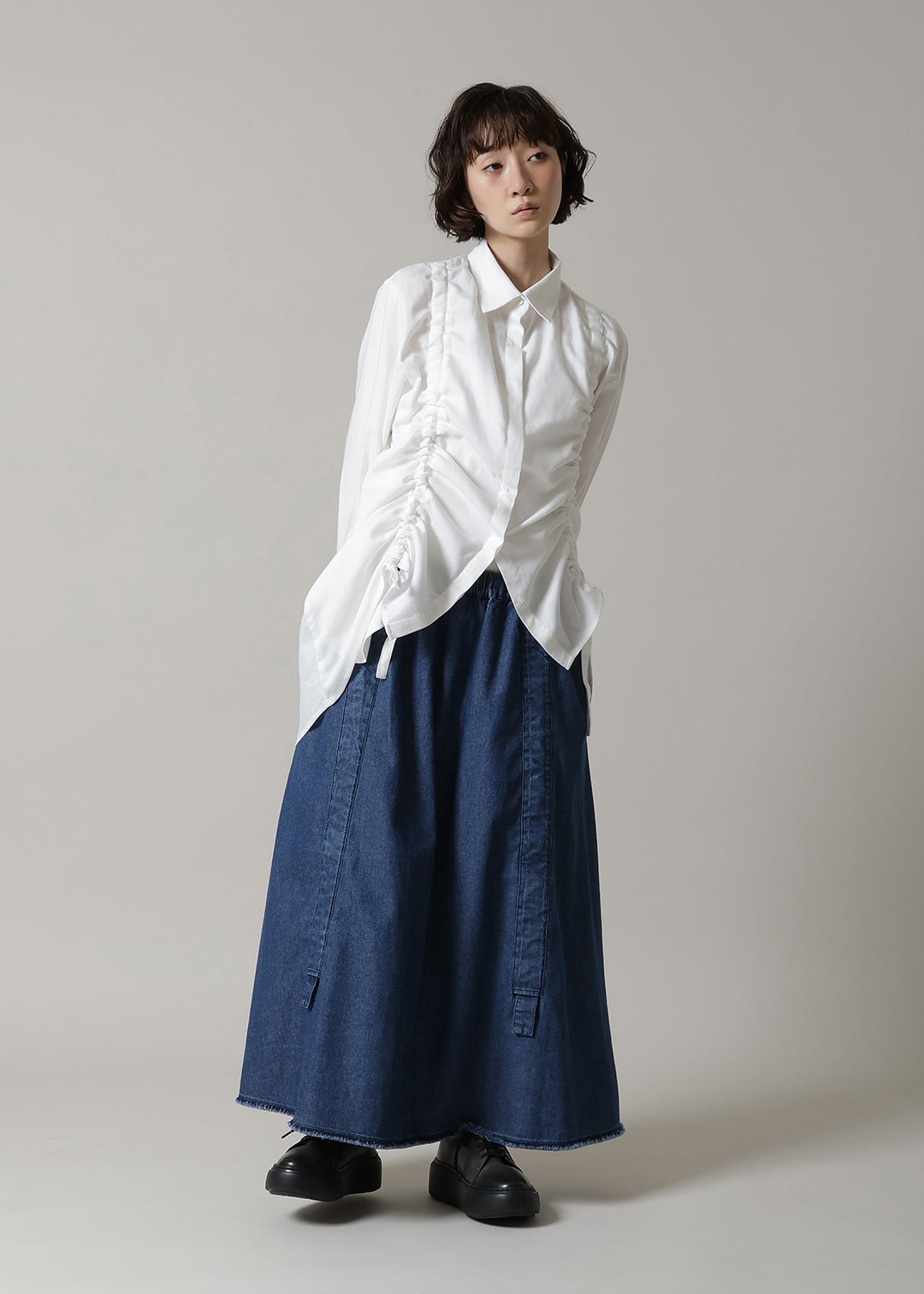 Rhythm Drawstring Skirt Denim