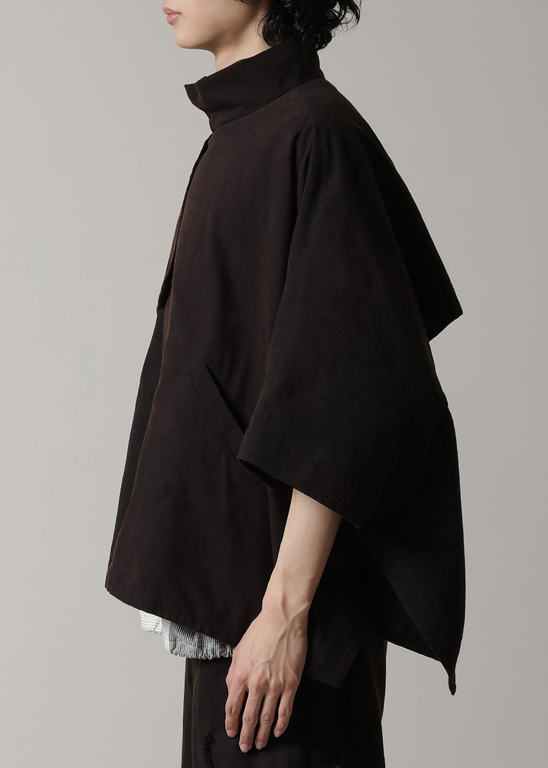 Matou Poncho Washed Khadi