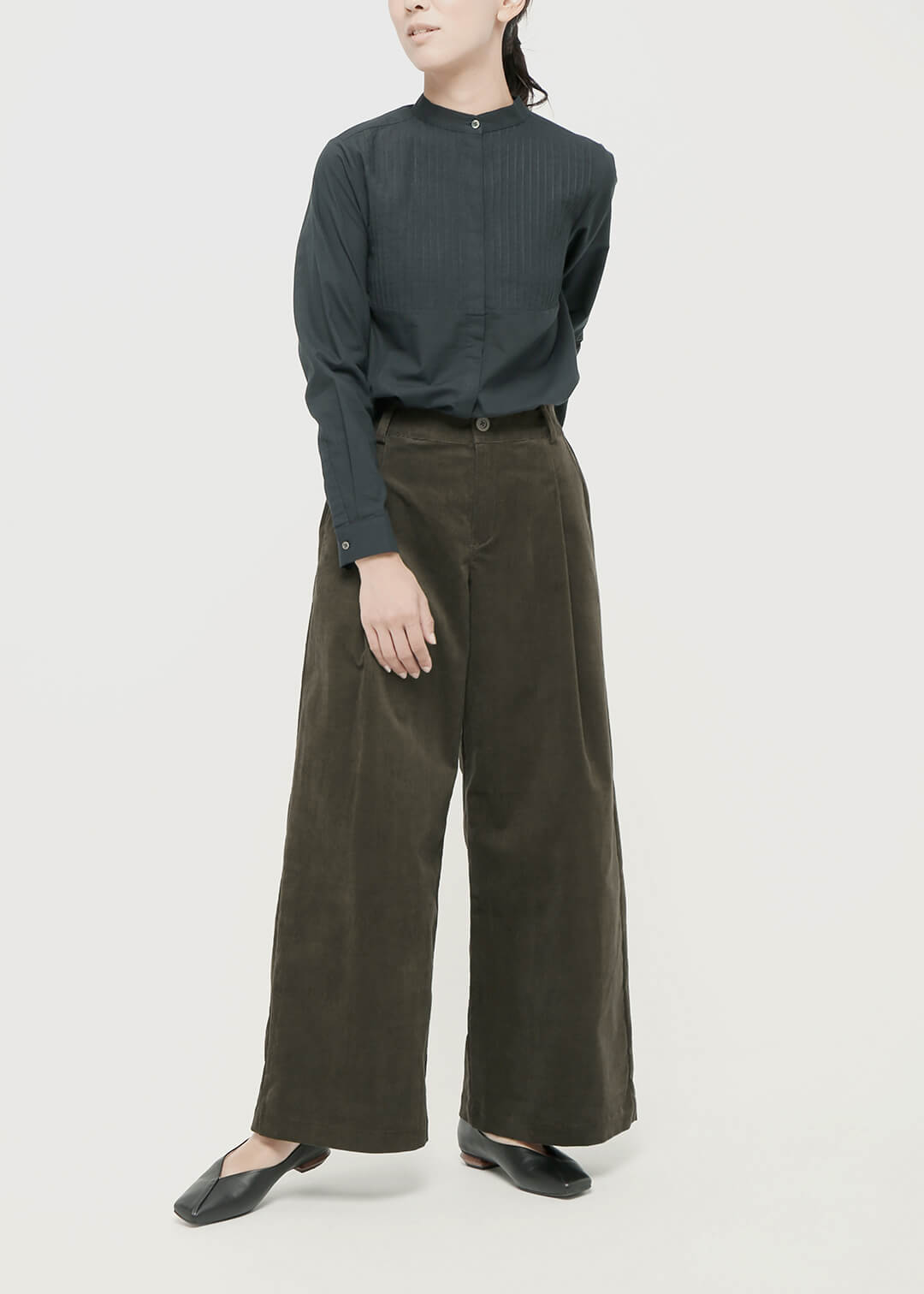 Corduroy Wide Pants