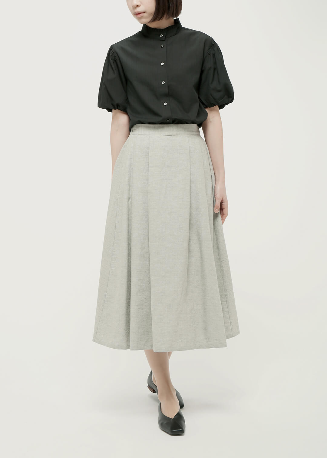 Summer Oxford Tuck Skirt – マザーハウス 公式サイト