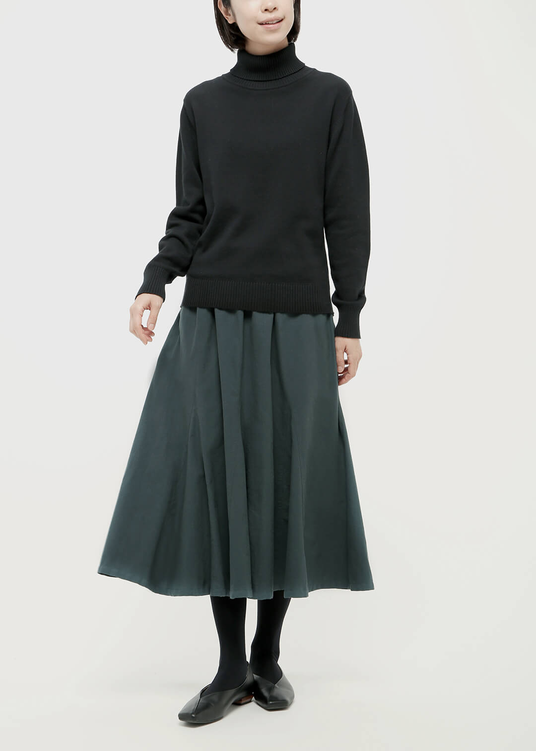 56dt Khadi Godet Long Skirt – マザーハウス 公式サイト