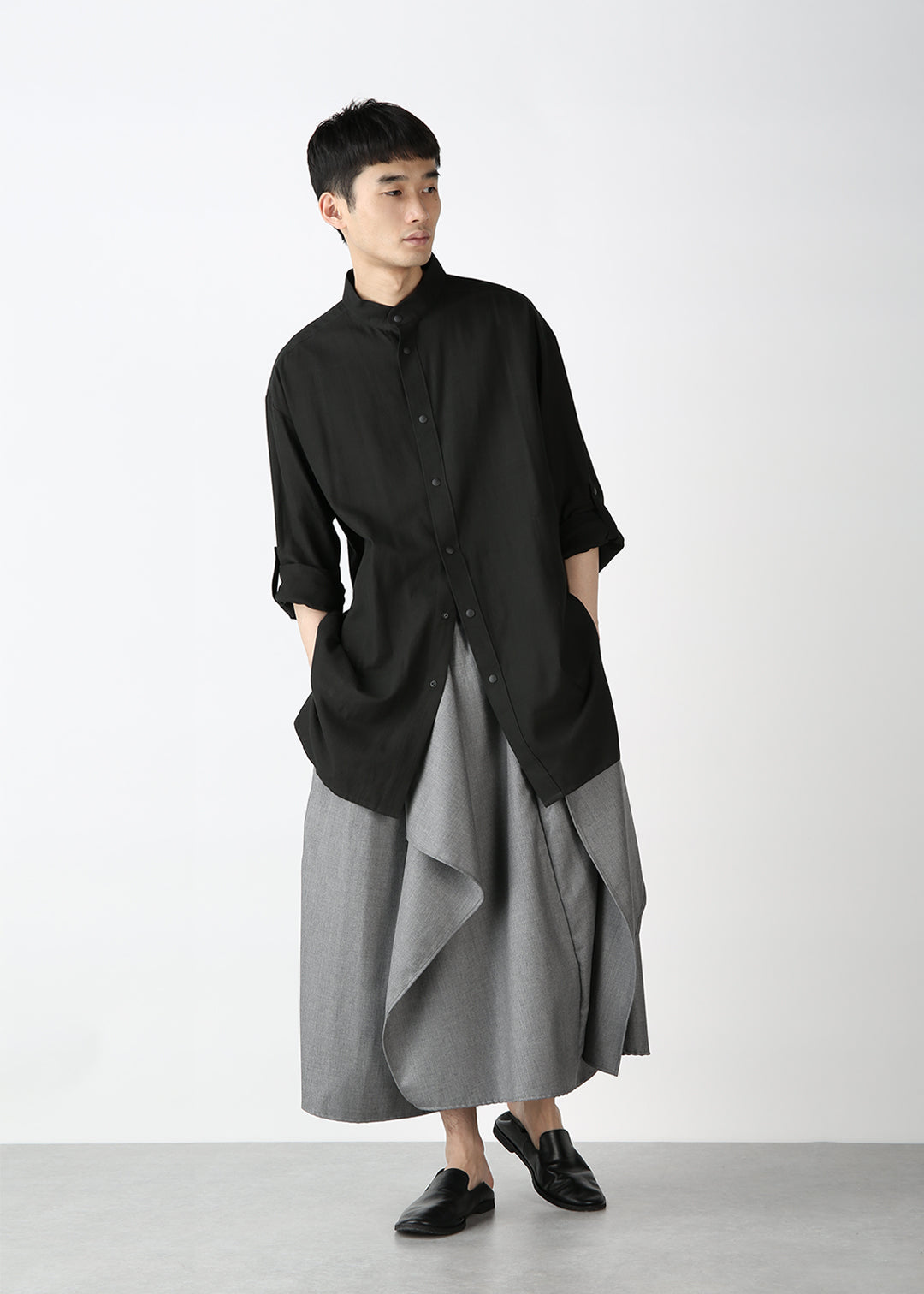 Kaname Long Shirt 150dt twill Khadi – マザーハウス 公式サイト