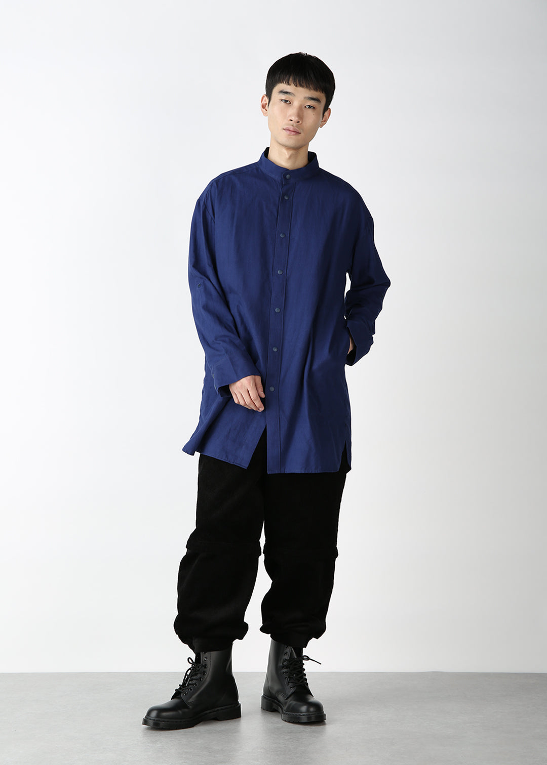 Kaname Long Shirt 150dt twill Khadi – マザーハウス 公式サイト