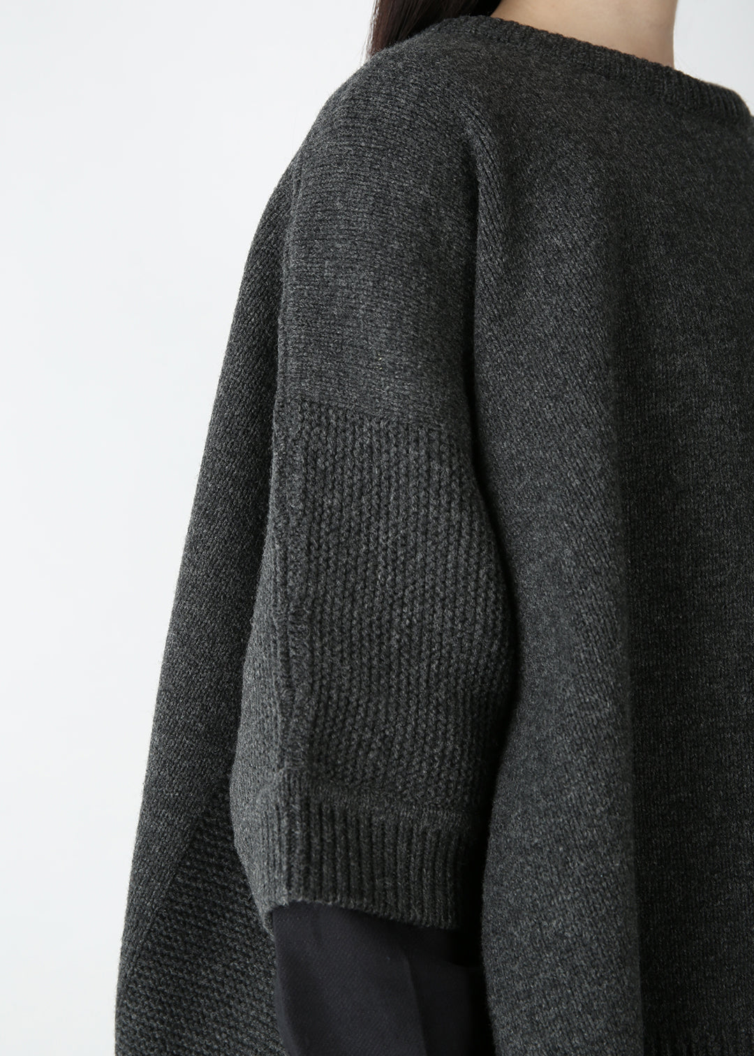 5gg Lamb Wool Square Sweater – マザーハウス 公式サイト