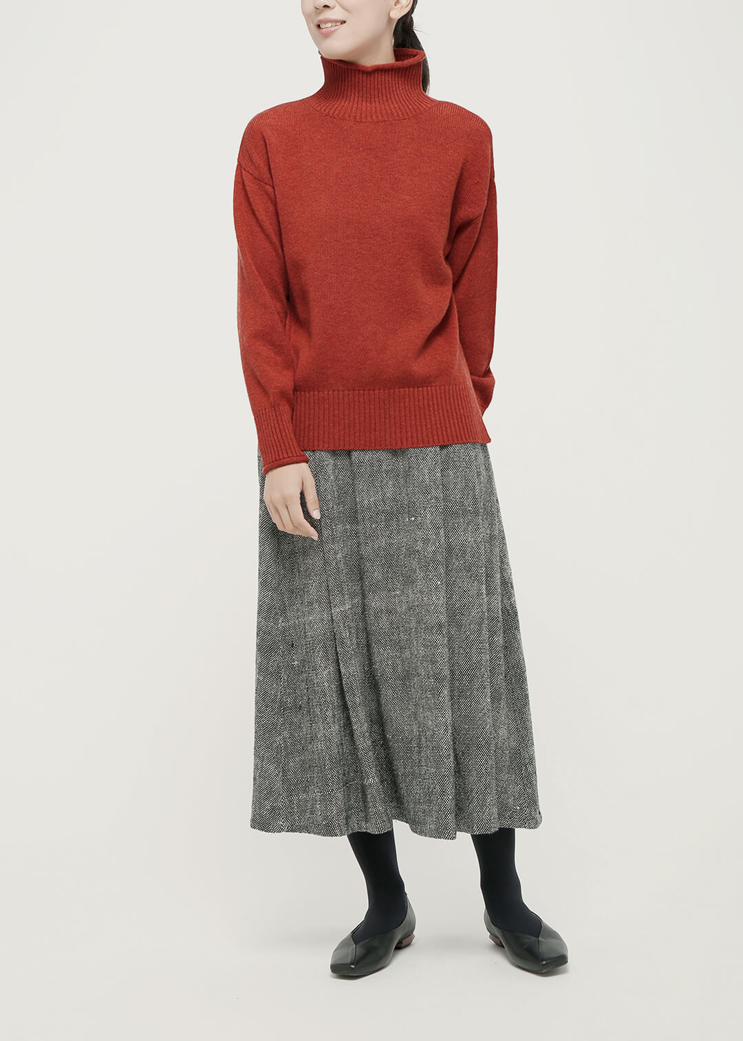 7gg Fine Wool Rolled Collar Sweater – マザーハウス 公式サイト